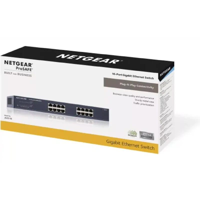 Превключвател Netgear JGS516v2 (JGS516-200EUS)