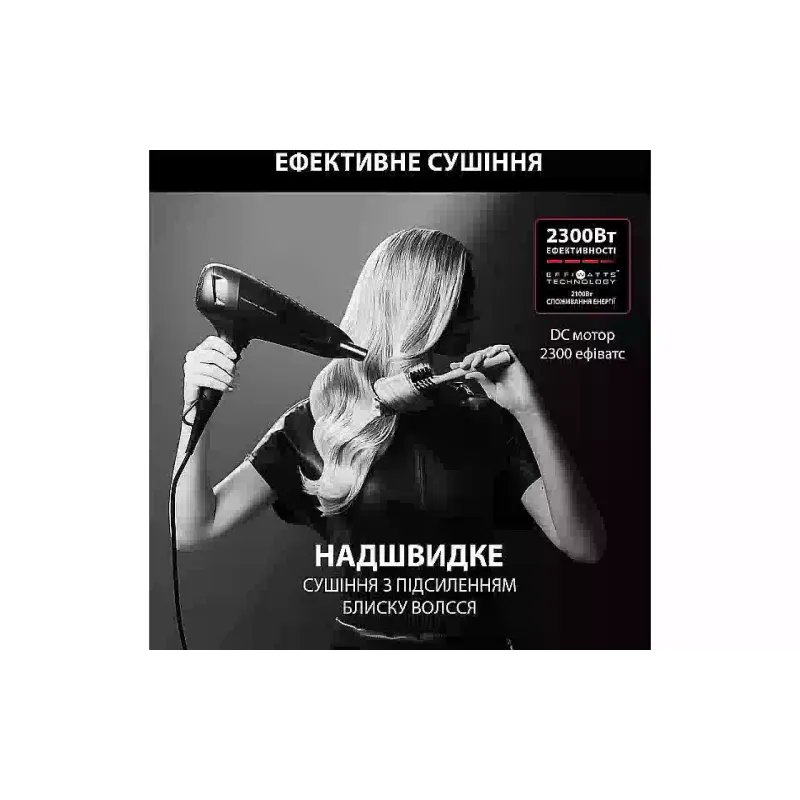 Фен Rowenta, Black (CV591LF0)