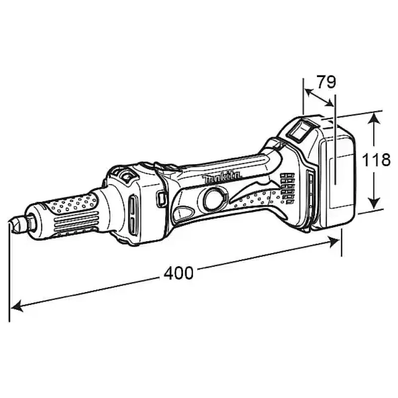 Шлифовъчна машина Makita (DGD800Z)