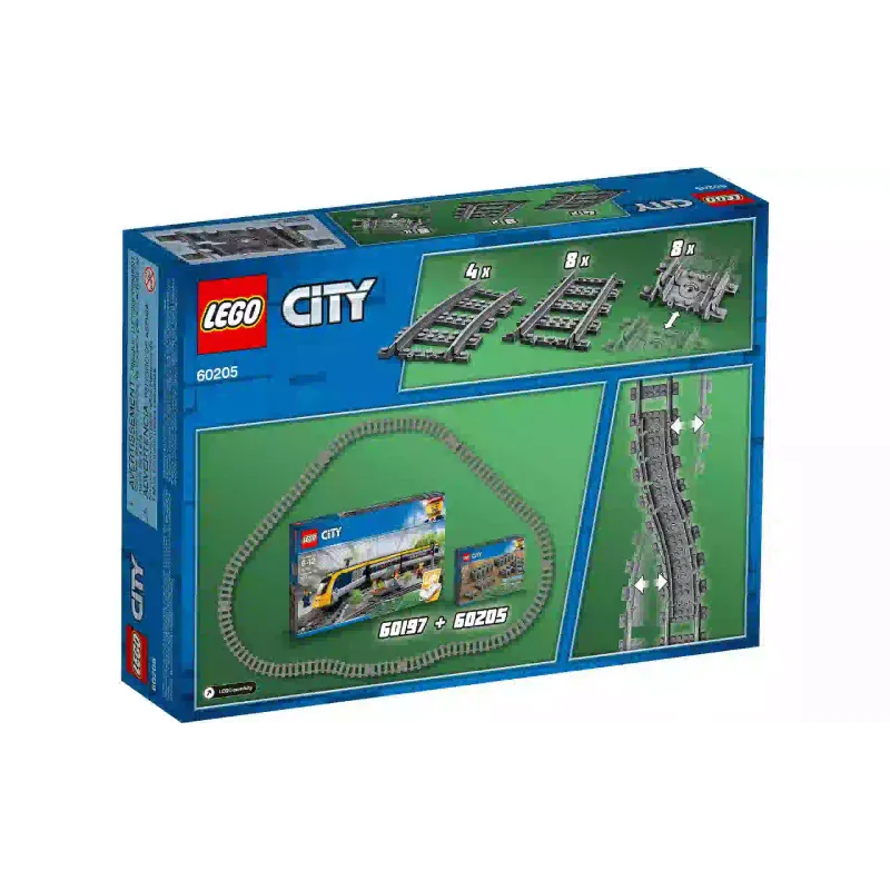Κατασκευαστής LEGO City Trains Tracks (60205)