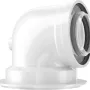 Cotovelo coaxial para caldeira de condensação Bosch (7738112654)
