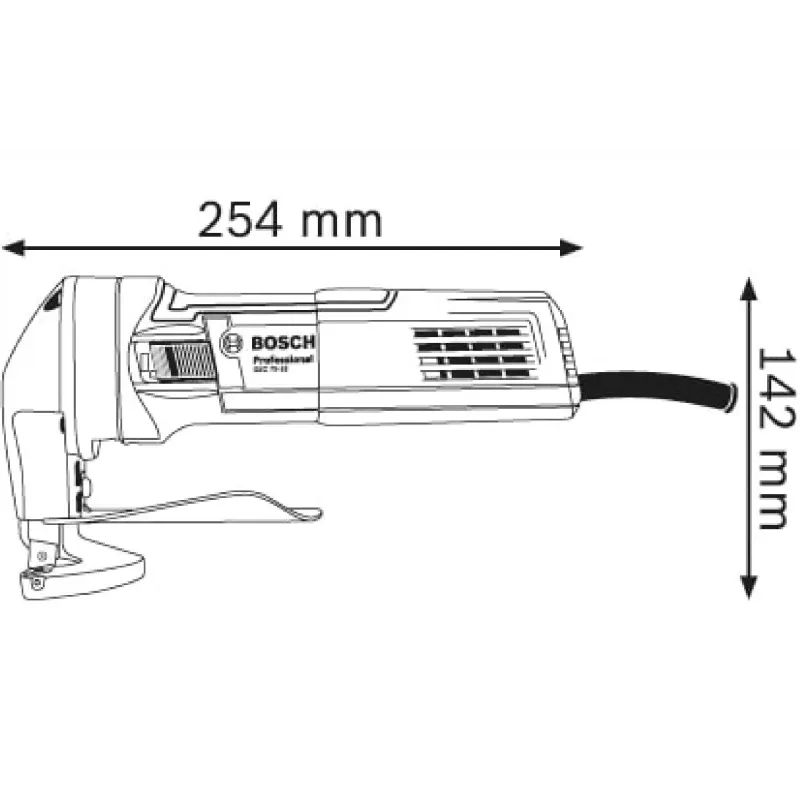 Ножици Bosch GSC 75-16 (0.601.500.500)