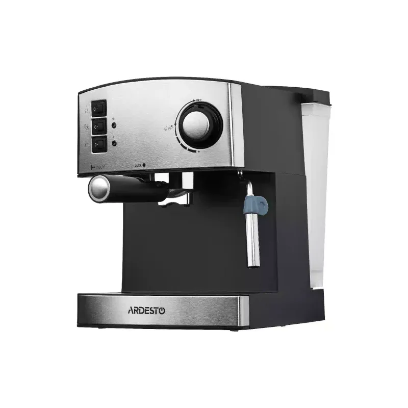 Кофеварка рожкова Ardesto Steel Collection (YCM-E1600), 1600 мл, Black