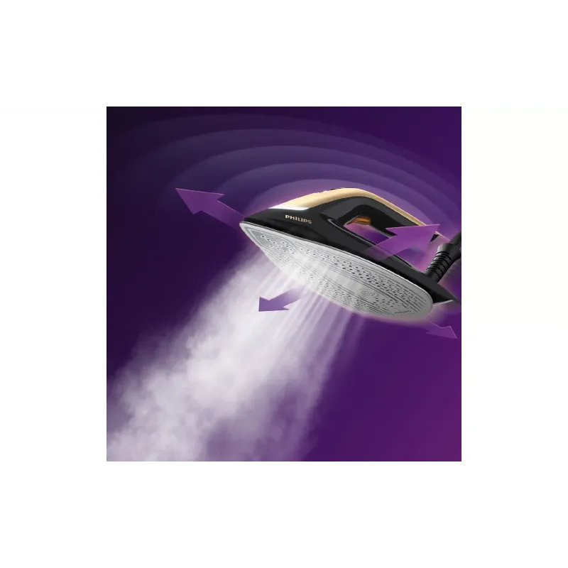 Gőzölős vasaló Philips PerfectCare 8000 Series, Black/Gold (PSG8140/80)