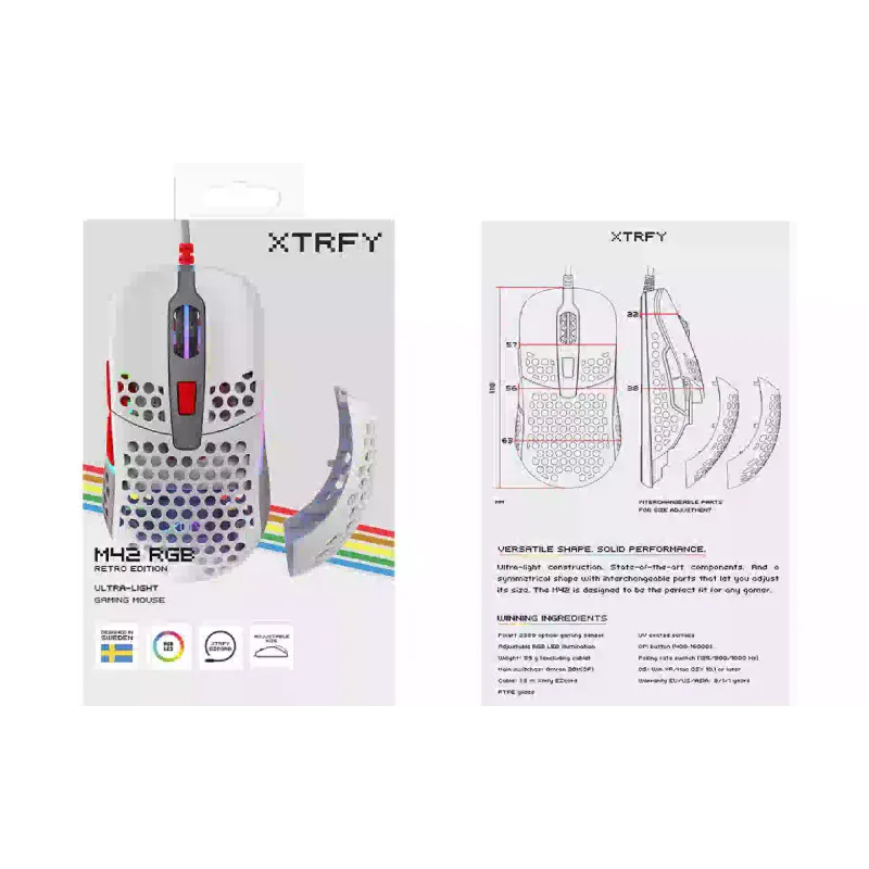 Miška Xtrfy (XG-M42-RGB-RETRO)
