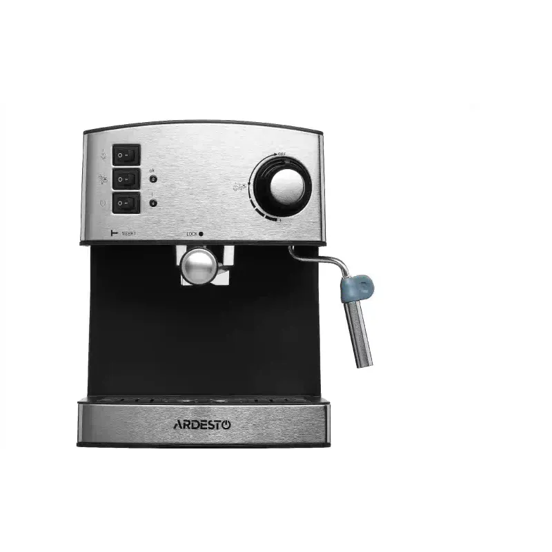 Кофеварка рожкова Ardesto Steel Collection (YCM-E1600), 1600 мл, Black