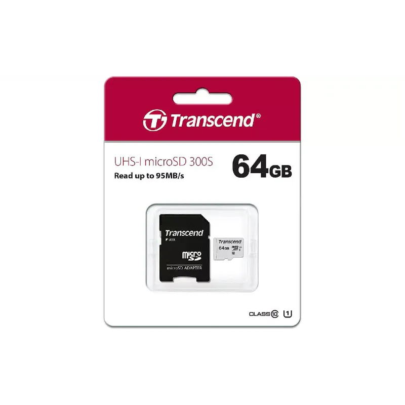 Tarjeta de memoria Transcend (TS64GUSD300S-A)