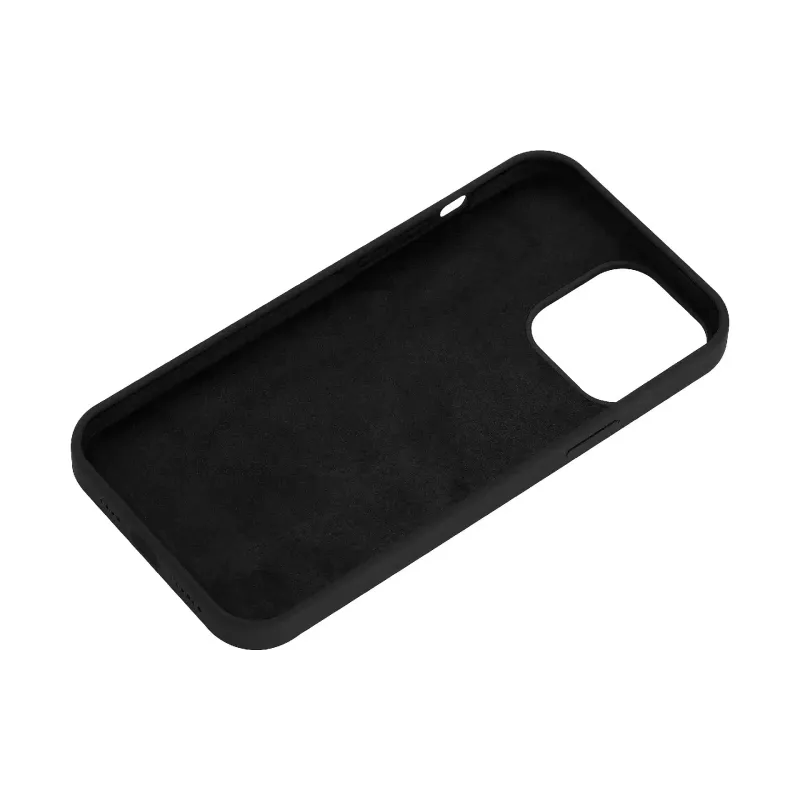Ügy 2E Liquid Silicone, Black (2E-IPH-13PRM-OCLS-BK)