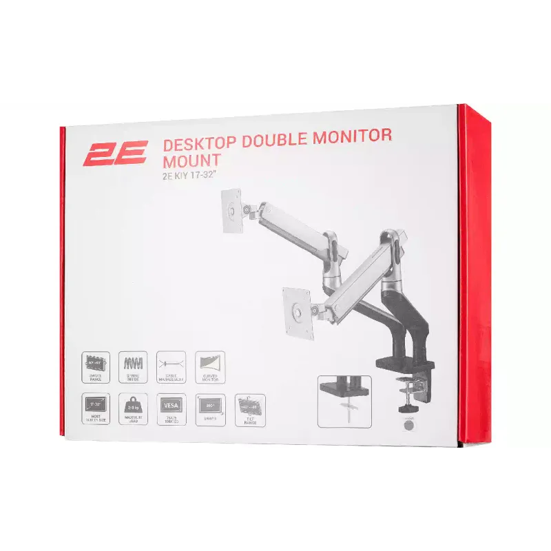 Настолен монтаж за монитор 2E (2EDGERED2)