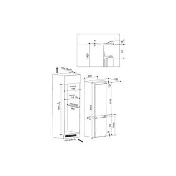 Вбудований холодильник Whirlpool (SP40801EU), White