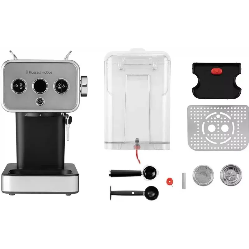 Espressomaschine Russell Hobbs Distinctions 26452-56, Titanium (26452-56)