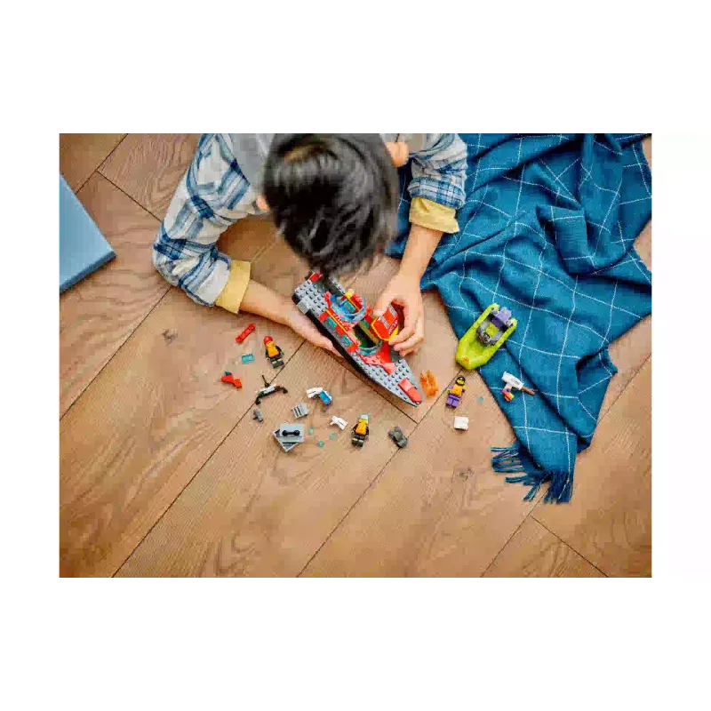 Konstruktőr LEGO City Fire Fire Rescue Boat (60373)