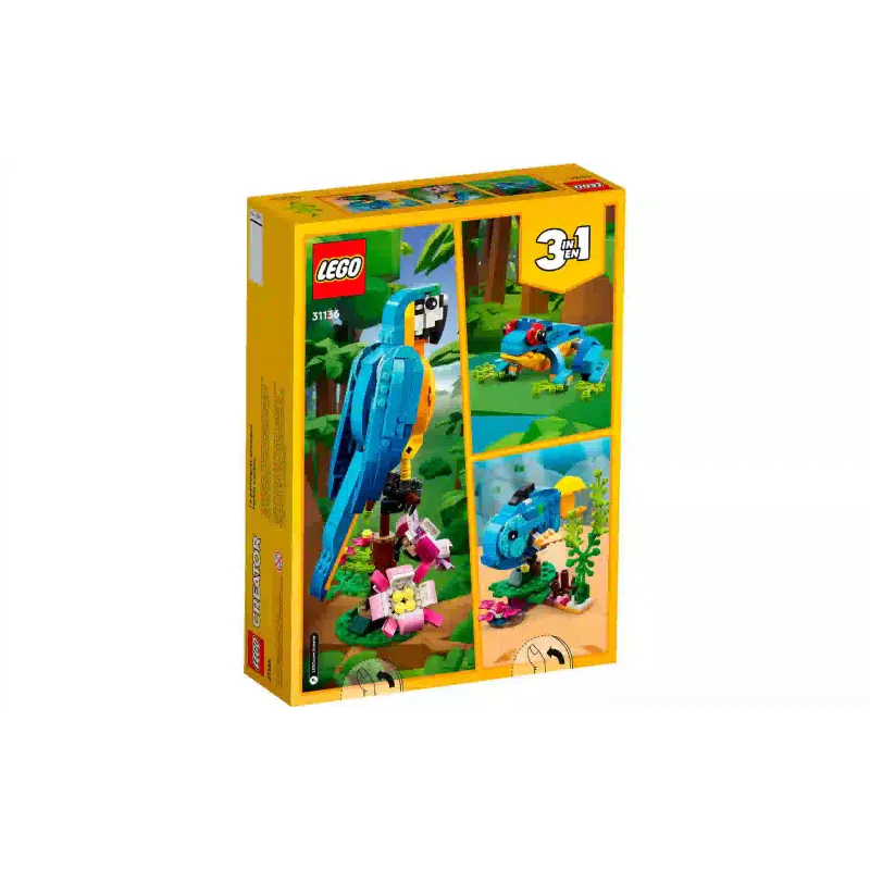 Konstruktor LEGO Creator 3-in-1 Exotic Parrot (31136)