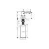 Waschmittelbehälter Hansgrohe, Black (40448670)