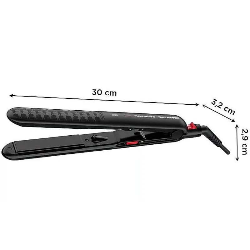 مكواة فرد الشعر Rowenta, Black (SF323LF0)