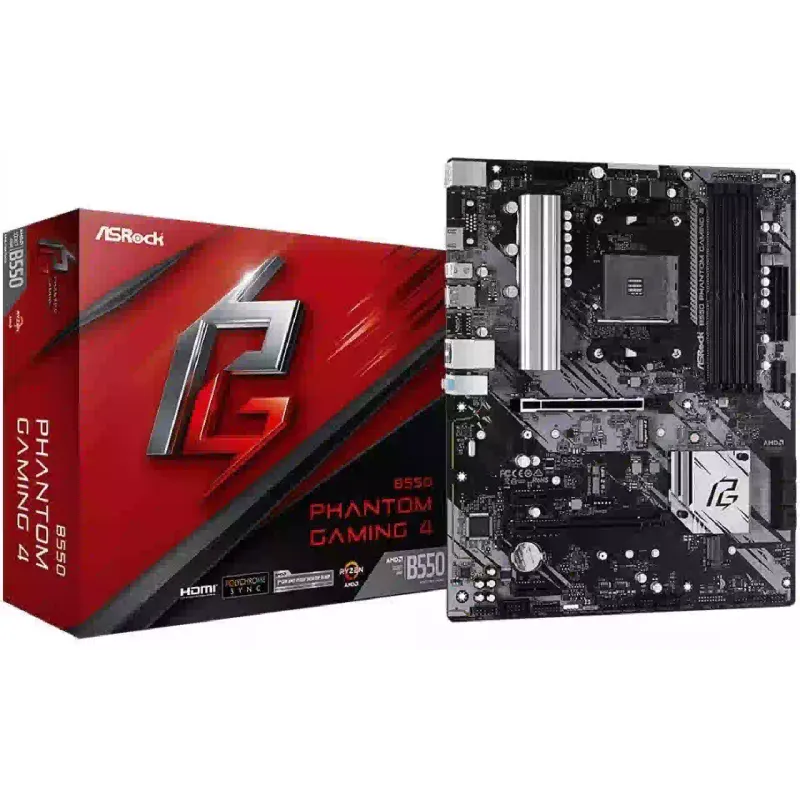 Дънна платка ASRock B550 (B550 PHANTOM GAMING 4)