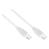 Töltő- és szinkronizáló kábel 2E USB-C - USB-C, White (2E-CCCC-WH)