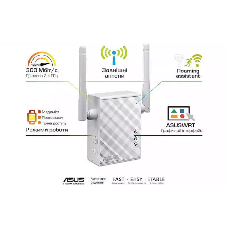 موسع نطاق واي فاي Asus (90IG01X0-B02100)
