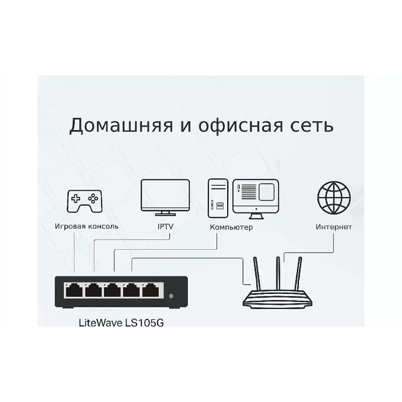 Превключвател TP-Link (LS105G)