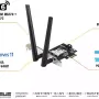 محول واي فاي Asus PCE-AXE5400 (90IG07I0-ME0B10)