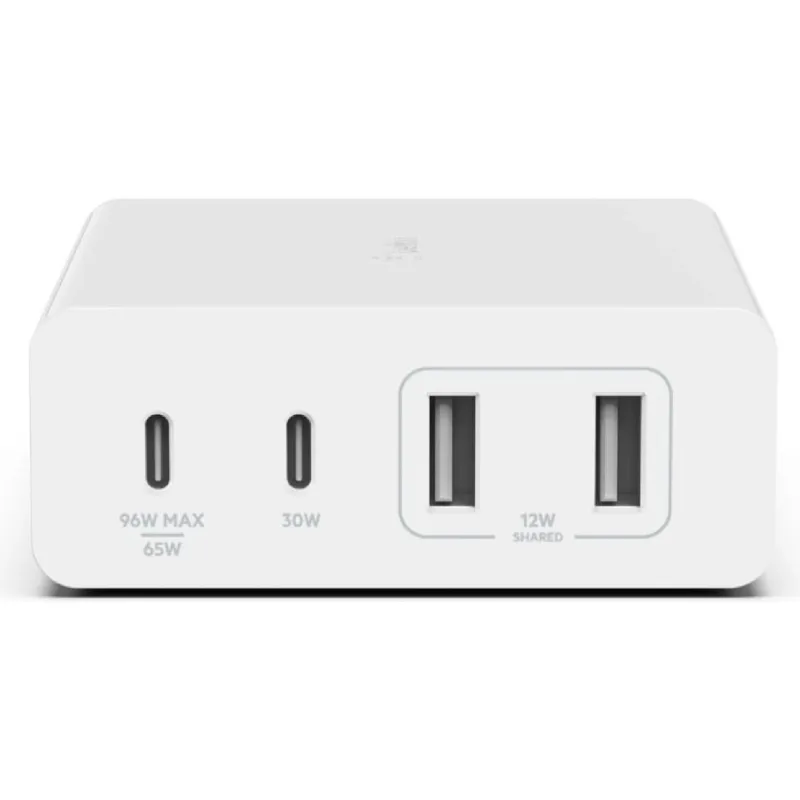 Cargador Belkin USB-C x2, White (WCH010VFWH)