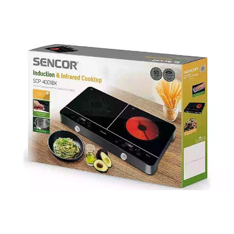 Induktions-Elektroherd Sencor, Black (SCP4001BK)