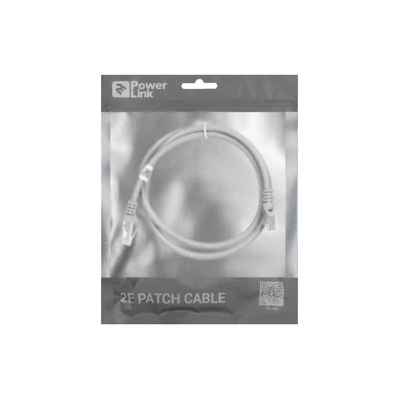 Patch cord 2E  Gray (2E-PC6COP-100GRY)