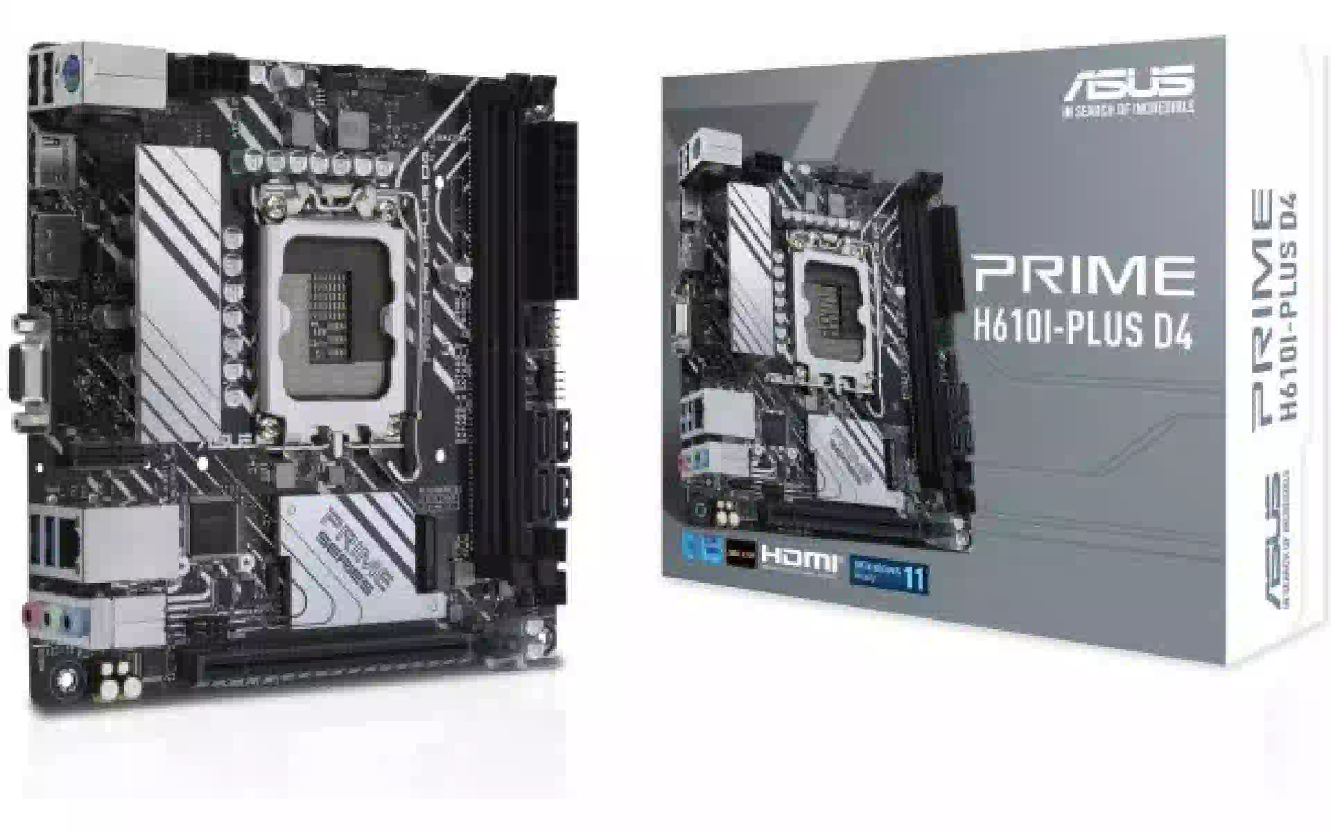 Дънна платка Asus Prime H610I-Plus (90MB1B20-M0EAYC) Дънна платка Asus Prime H610I-Plus (90MB1B20-M0EAYC)