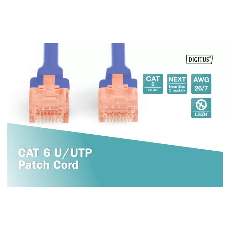 Patch cord Digitus  Blue (DK-1617-100/B)