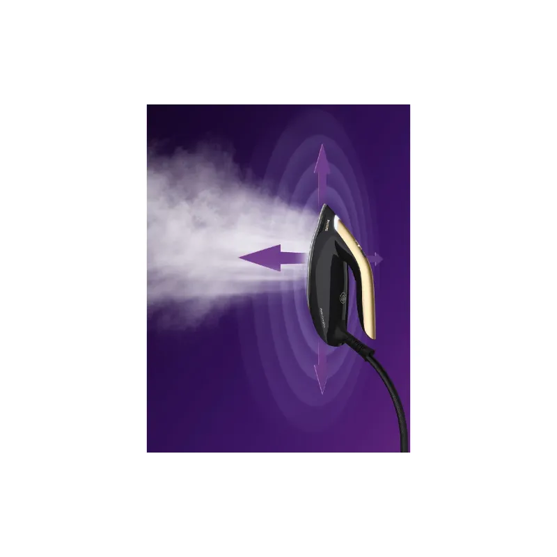 Gőzölős vasaló Philips PerfectCare 8000 Series, Black/Gold (PSG8140/80)
