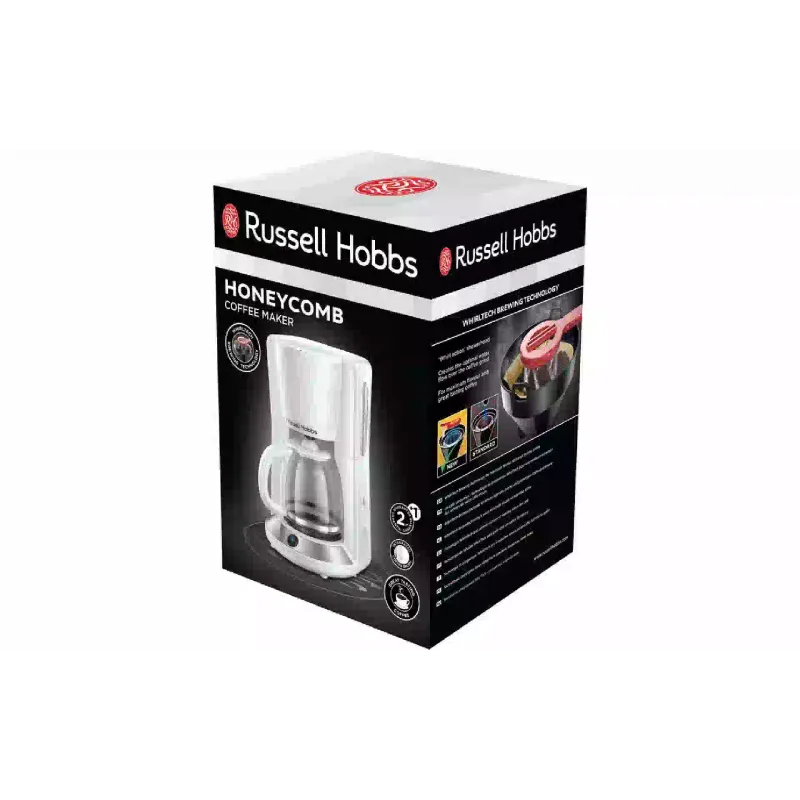 Кафемашина за капково кафе Russell Hobbs Honeycomb, White (27010-56)