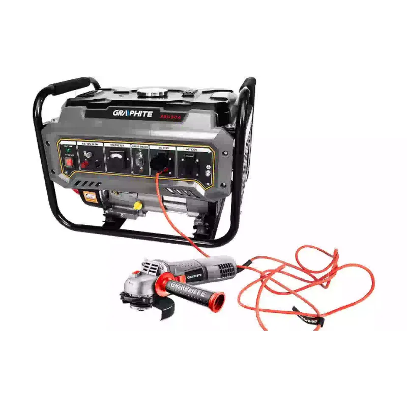 Генератор бензиновый Graphite, 2.2 кВт, 1 фаза, АВР, руч старт (58G904)
