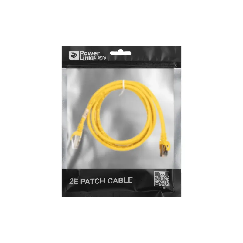Καλώδιο patch 2E, Yellow (2E-PC6SFTPCOP-150YLW)
