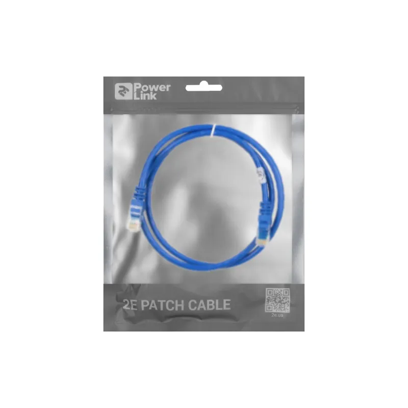 Patch kábel 2E, Blue (2E-PC6COP-100BL)