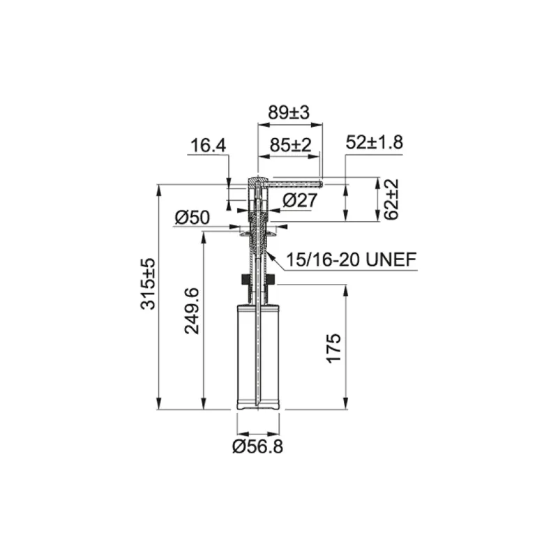 Дозатор миючого засобу Franke (119.0578.746)