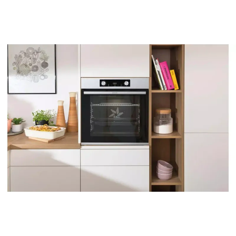 Built-in oven Gorenje (BPS6737E03X), 77 l, Stainless steel