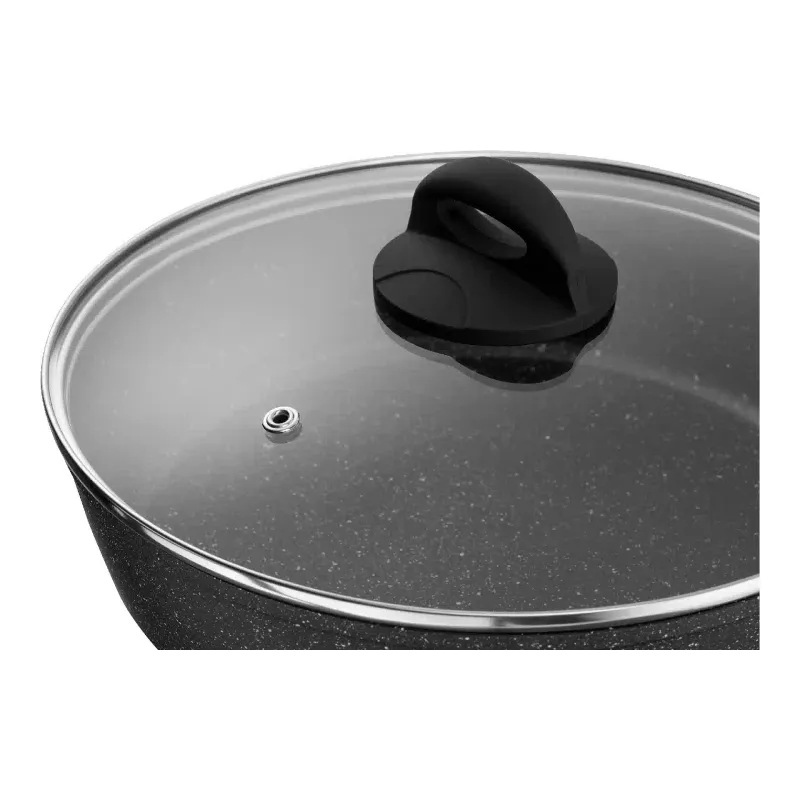 Дълбок тиган с капак Ardesto Gemini Gourmet Viareggio, Black (AR1926GDL)