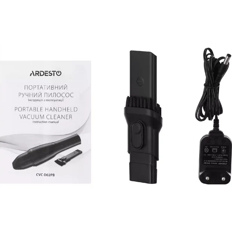 مكنسة كهربائية Ardesto, Black (CVC-D02PB)