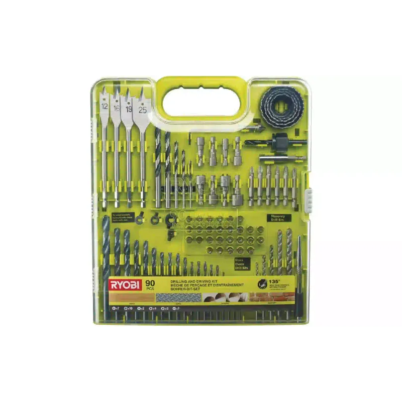 Набір біт і свердел Ryobi RAKDD90 (5132004665), 90 шт