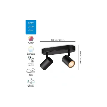 Lámpa WiZ, Black (929002659101)