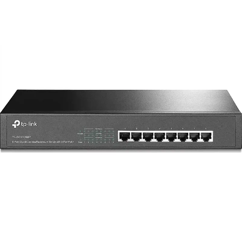 Комутатор TP-Link  (TL-SG1008MP)