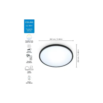 Lámpa WiZ, Black (929002685201)