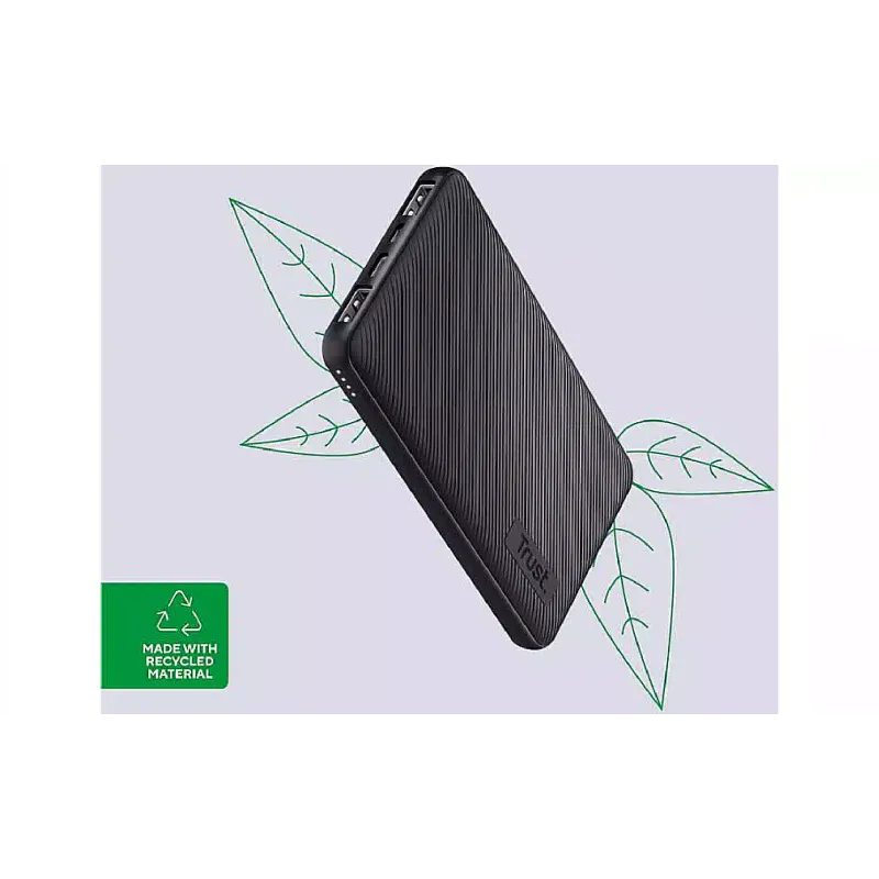 Външна батерия Trust Primo Eco 10000 mAh, Black (24678_TRUST)