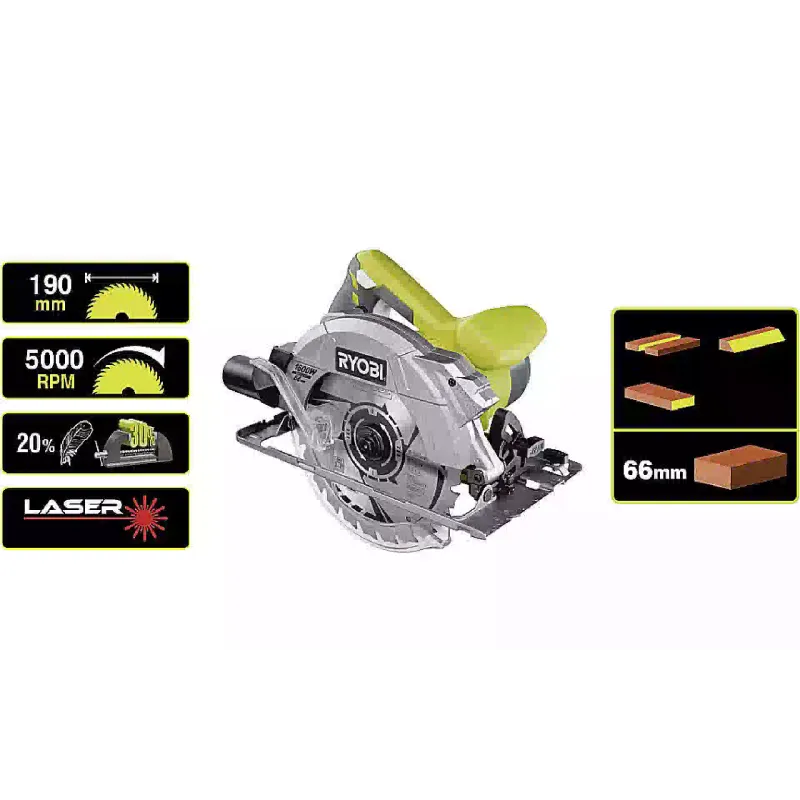 Serra circular Ryobi RCS1600-K (5133002779)