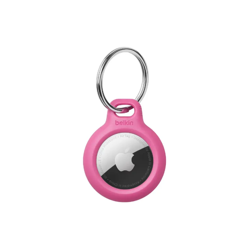 Titular Belkin Secure Holder with Key Ring AirTag, Pink (F8W973BTPNK)