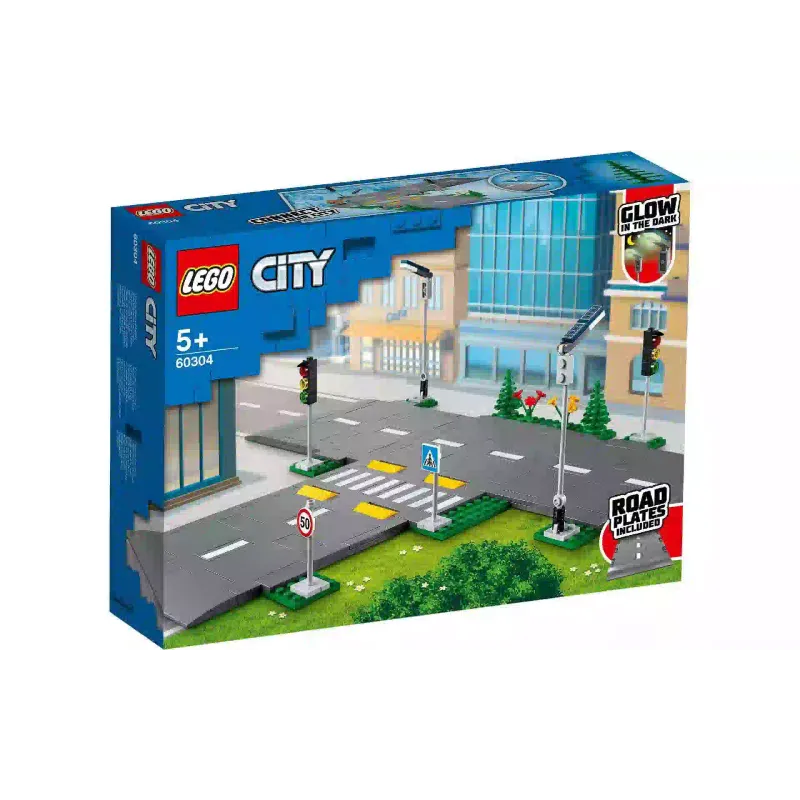 Construtor LEGO City Road Plates (60304)