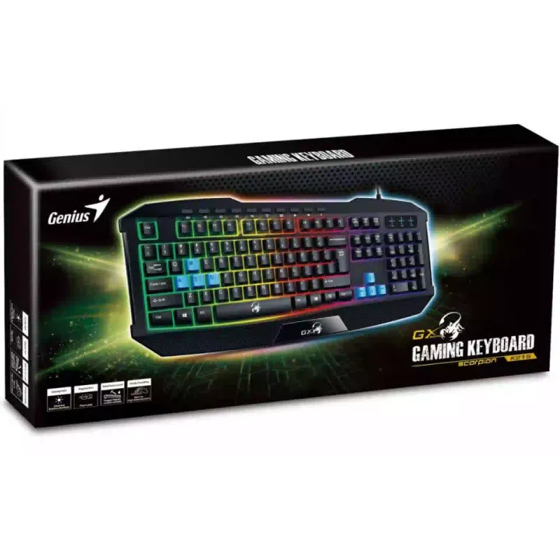 Teclado Genius K215, Black (31310474105)