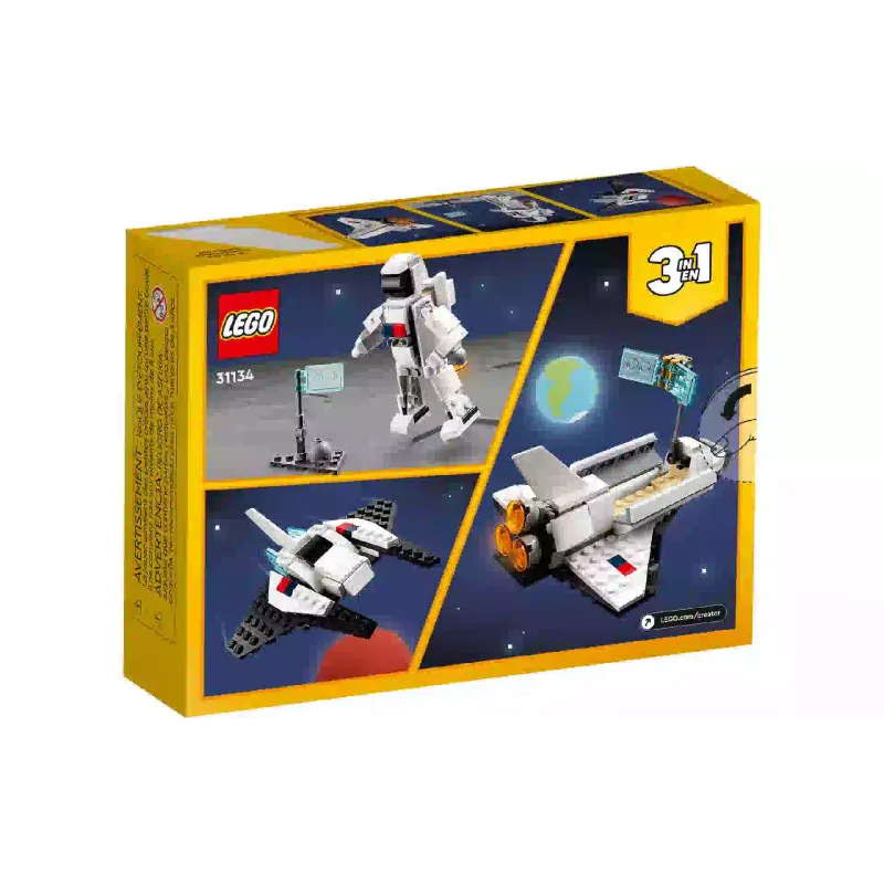 Construtor LEGO Creator 3-in-1 Space Shuttle (31134)
