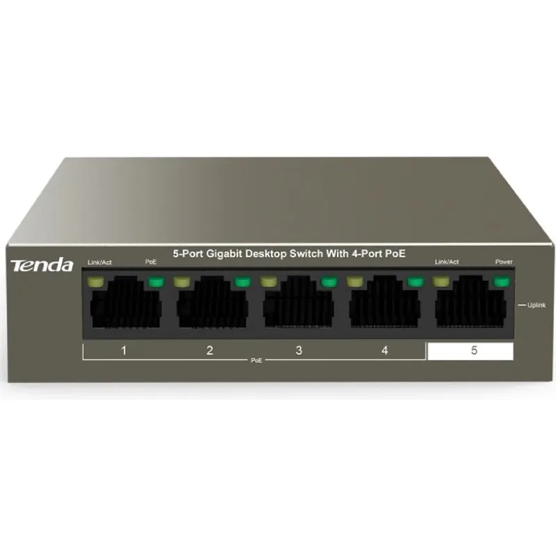 Коммутатор Tenda  (TEG1105P-4-63W)