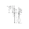 Кухненски кран Hansgrohe KM270, Black (72808670)